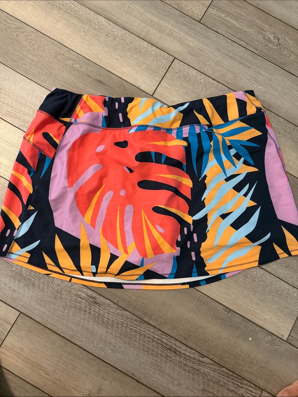 Tropical Print Multicolor Women's Skirt